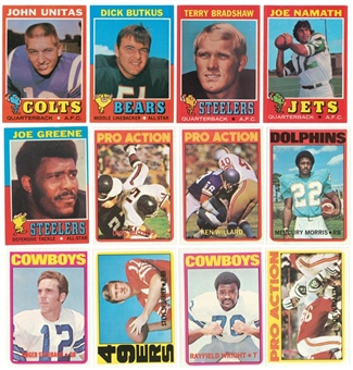 1971 and 1972 Topps Football Complete Sets Pair (2)